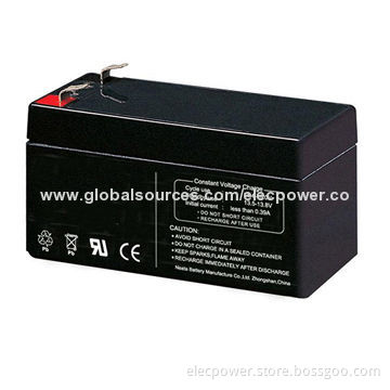 Sealed Lead-acid Battery, 12V, 1.3Ah Capacity, Maintenance-free, Rechargeable